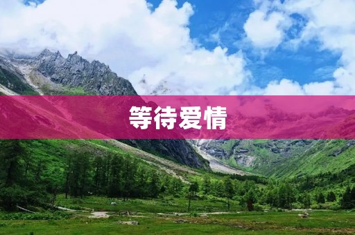 等待爱情:在孤独中成长的心灵 等待爱情:在孤独中成长的心灵