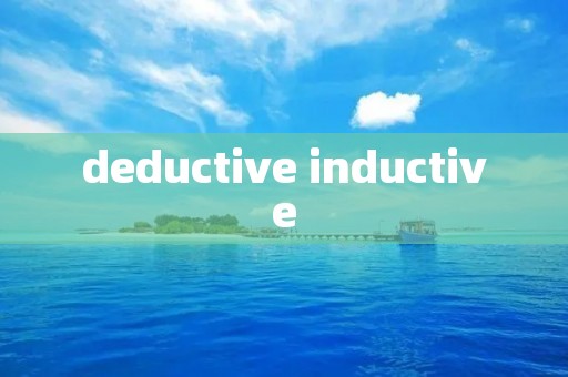 deductive inductive