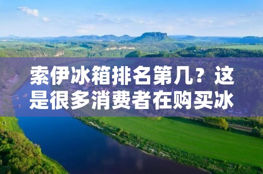 索伊冰箱排名第几？这是很多消费者在购买冰箱时所关心的问题。索伊是一家知名的电器品牌，其冰箱产品一直备受消费者的青睐。那么，索伊冰箱在市场上的排名是怎样的呢？下面我们将为大家详细介绍。
