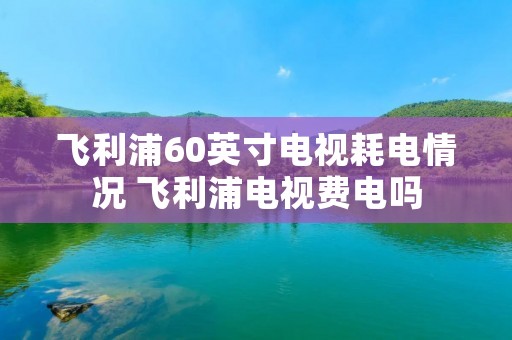 飞利浦60英寸电视耗电情况 飞利浦电视费电吗