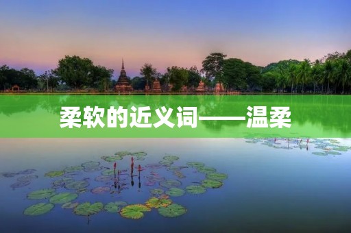 柔软的近义词——温柔