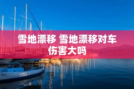 雪地漂移 雪地漂移对车伤害大吗 雪地漂移 雪地漂移对车伤害大吗