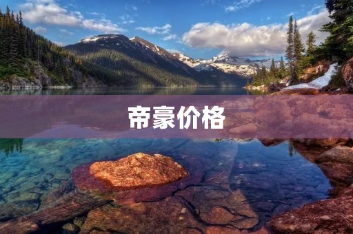 帝豪价格：为什么价格这么亲民？