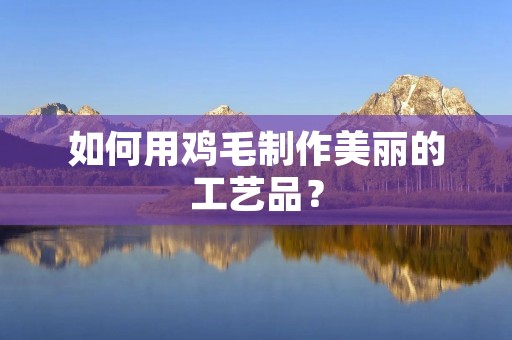 如何用鸡毛制作美丽的工艺品? 如何用鸡毛制作美丽的工艺品?