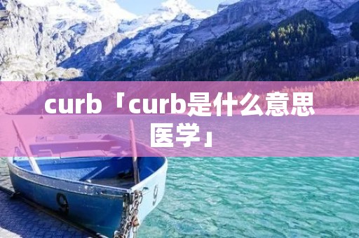 curb「curb是什么意思医学」