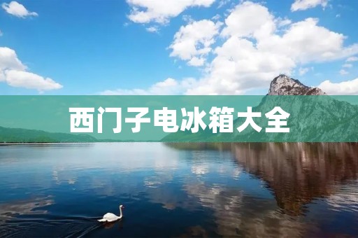 西门子电冰箱大全:高品质生活的保障 西门子电冰箱大全:高品质生活的保障