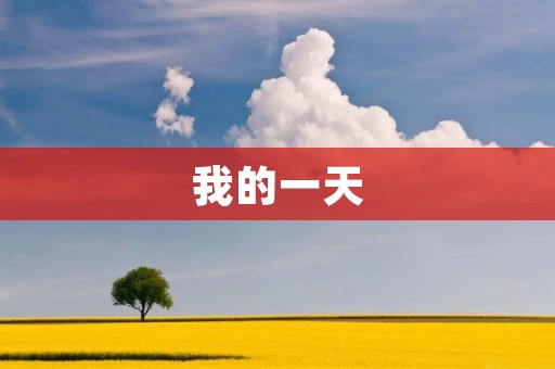 我的一天 我的一天
