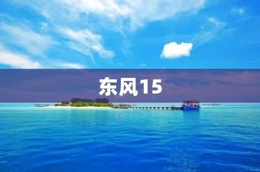 东风15：中国新一代弹道导弹的崛起