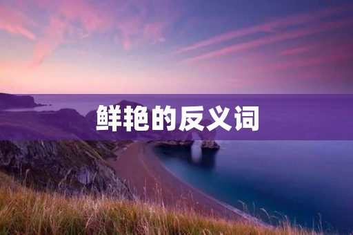 鲜艳的反义词:沉闷