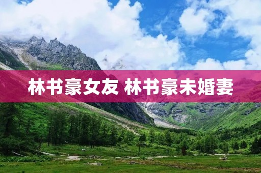 林书豪女友 林书豪未婚妻