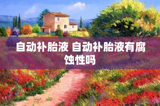 自动补胎液 自动补胎液有腐蚀性吗