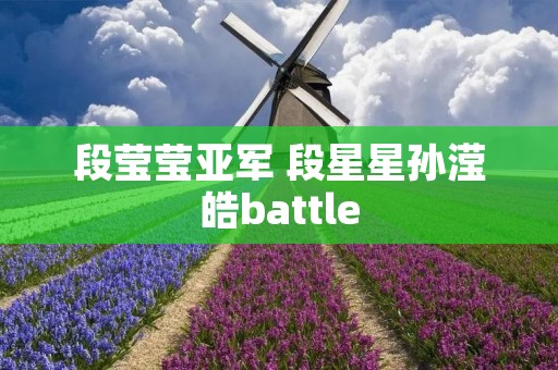 段莹莹亚军 段星星孙滢皓battle