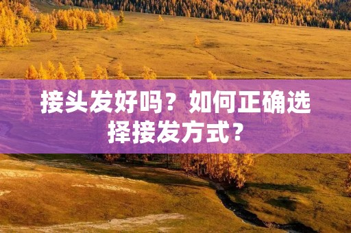 接头发好吗?如何正确选择接发方式? 接头发好吗?如何正确选择接发方式?