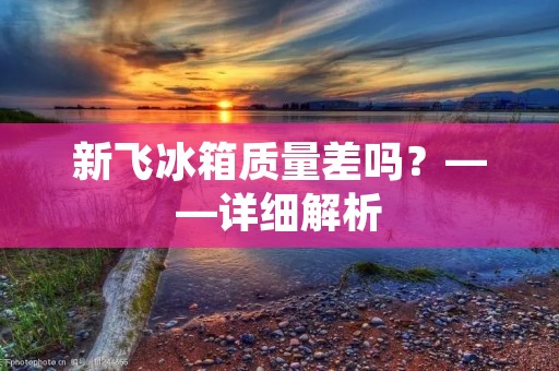 新飞冰箱质量差吗？——详细解析