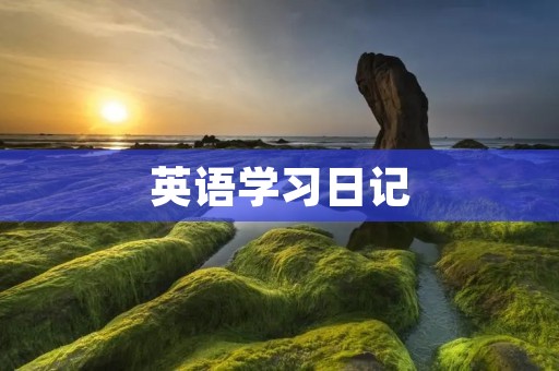 英语学习日记