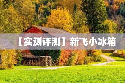 【实测评测】新飞小冰箱:小巧便携,冷藏保鲜一体化的好选择 【实测评测】新飞小冰箱:小巧便携,冷藏保鲜一体化的好选择