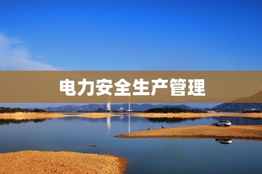 电力安全生产管理
