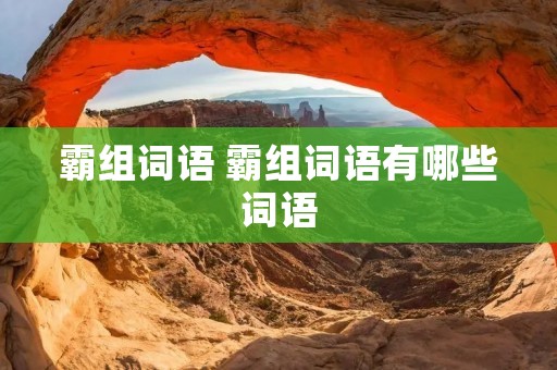 霸组词语 霸组词语有哪些词语 霸组词语 霸组词语有哪些词语