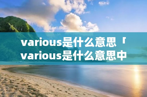 various是什么意思「various是什么意思中文翻译怎么读」