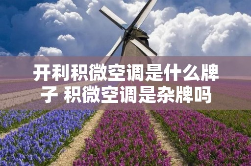 开利积微空调是什么牌子 积微空调是杂牌吗 开利积微空调是什么牌子 积微空调是杂牌吗