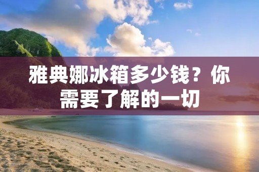 雅典娜冰箱多少钱？你需要了解的一切