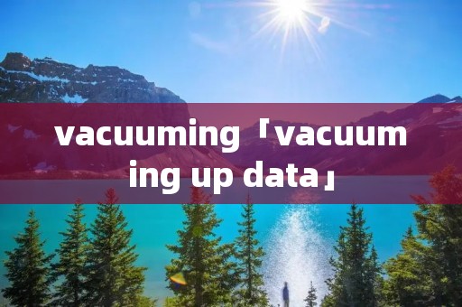 vacuuming「vacuuming up data」