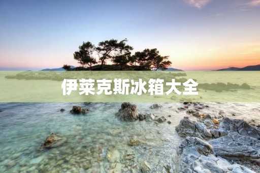 伊莱克斯冰箱大全：为你的生活带来更多便利