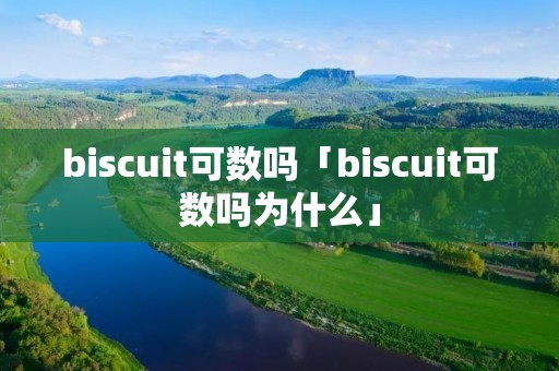 biscuit可数吗「biscuit可数吗为什么」