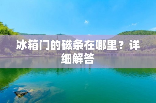 冰箱门的磁条在哪里？详细解答