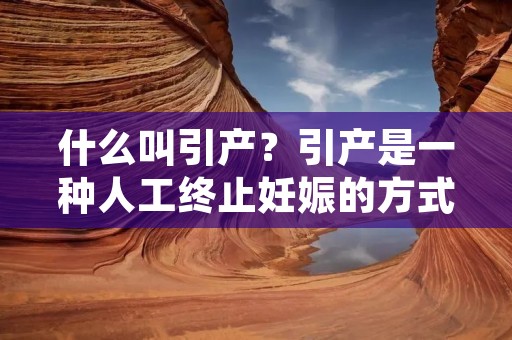 什么叫引产？引产是一种人工终止妊娠的方式，通常在孕期出现严重并发症或胎儿发育异常时使用，包括但不限于宫内发育迟缓、胎儿先天畸形、子宫内感染、妊娠期高血压综合症等。引产的方法有多种，包括药物引产、机械引产和手术引产。