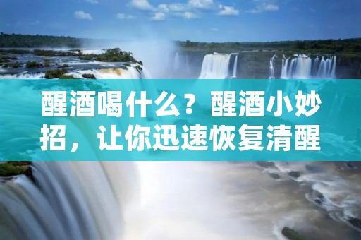 醒酒喝什么?醒酒小妙招,让你迅速恢复清醒! 醒酒喝什么?醒酒小妙招,让你迅速恢复清醒!