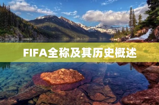 FIFA全称及其历史概述 FIFA全称及其历史概述