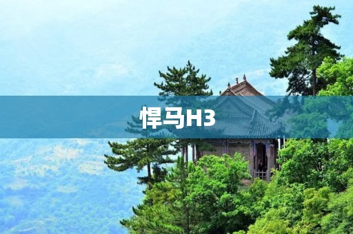 悍马H3：一款强悍的越野SUV