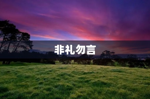 非礼勿言:为什么我们需要保持沉默? 非礼勿言:为什么我们需要保持沉默?