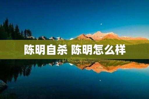 陈明** 陈明怎么样 陈明** 陈明怎么样