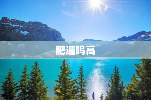 肥遁鸣高：一只独特的鸟类