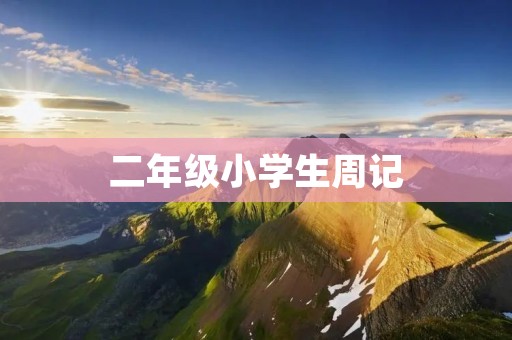 二年级小学生周记：我和我的小伙伴们