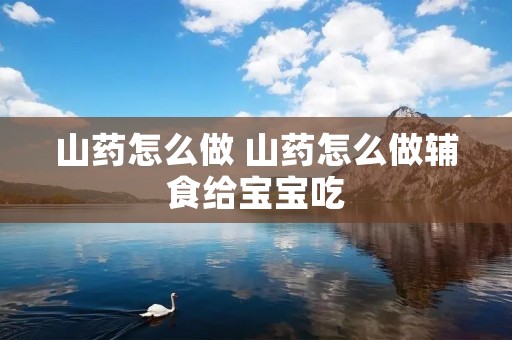 山药怎么做 山药怎么做辅食给宝宝吃