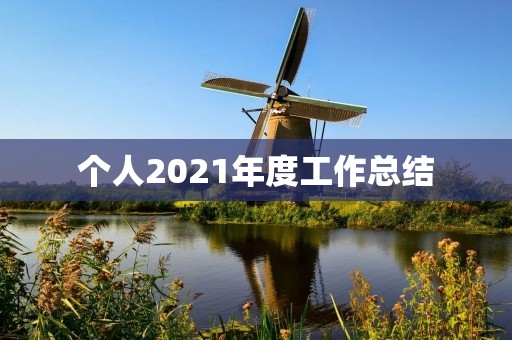 个人2021年度工作总结