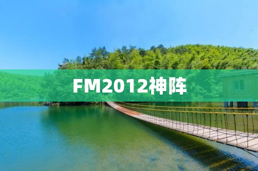 FM2012神阵：打造最强阵容的秘诀