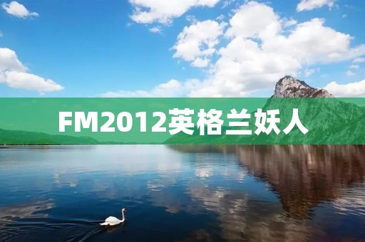 FM2012英格兰妖人：追寻足球梦想的路上，他们是最闪耀的明星