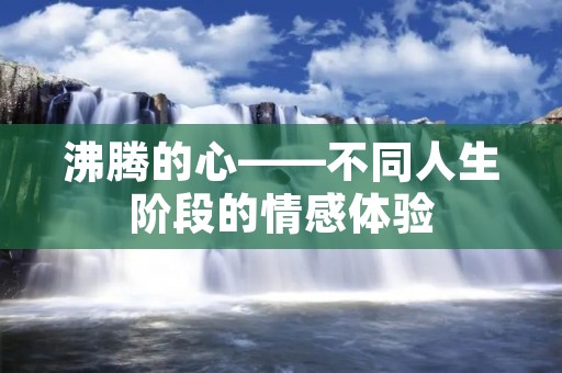 沸腾的心——不同人生阶段的情感体验 沸腾的心——不同人生阶段的情感体验