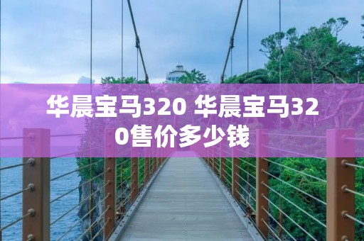 华晨宝马320 华晨宝马320售价多少钱