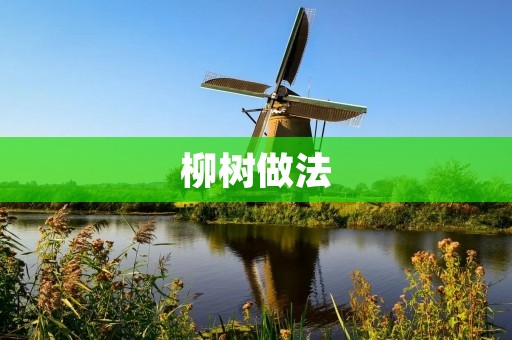 柳树做法：柳树的栽培和繁殖技巧