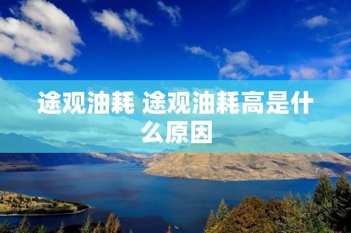 途观油耗 途观油耗高是什么原因