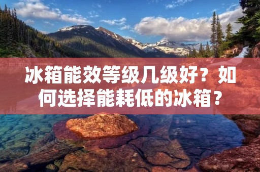 冰箱能效等级几级好?如何选择能耗低的冰箱? 冰箱能效等级几级好?如何选择能耗低的冰箱?
