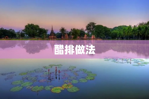 醋排做法:口感酸爽,健康美味 醋排做法:口感酸爽,健康美味