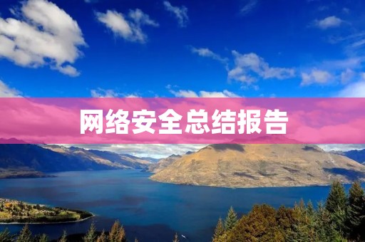 网络安全总结报告