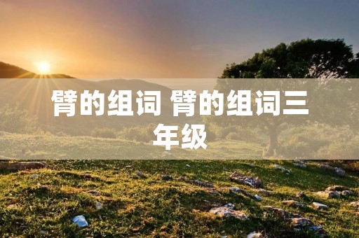 臂的组词 臂的组词三年级 臂的组词 臂的组词三年级