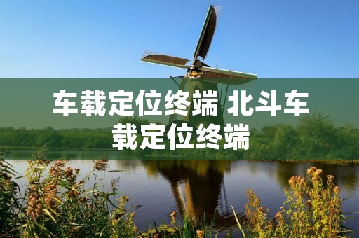 车载定位终端 北斗车载定位终端